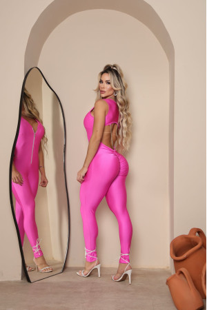 Macacão strass Pink